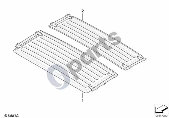 BMW 6 E63 E64 individualus pakeliamas liukas; 2004.09 - ... – schema