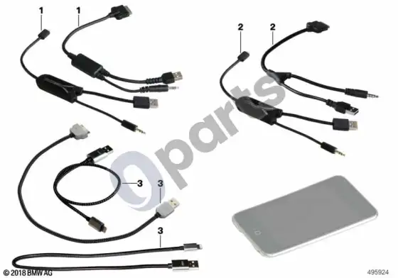 BMW 6 E63 E64 kabelio adapteris, apple ipod / iphone – schema