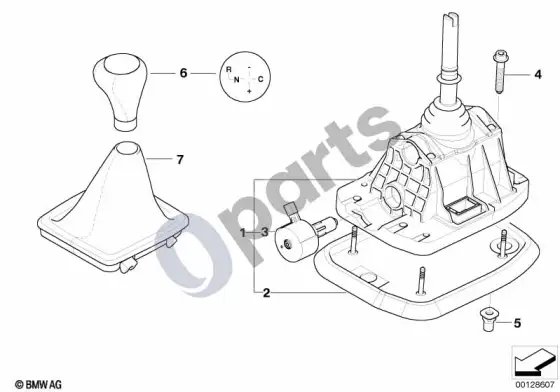 BMW 6 E63 E64 steptronic, SMG pavarų perjungimas – schema