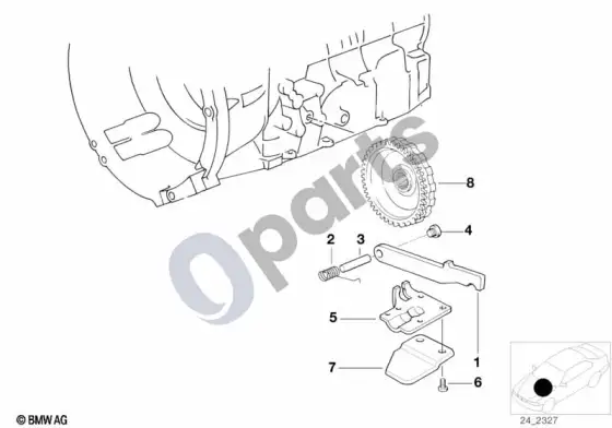 BMW 7 E38 A5S310Z stovėjimo fiksatorius; ... - 1998.09 – schema