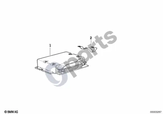 BMW 7 E38 pagrindinis EGS valdymo blokas; 1996.09 - 1997.09 – schema
