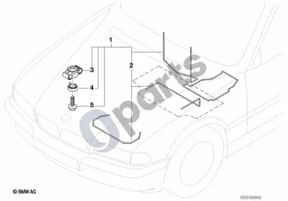 BMW 7 E38 kiaunių baidyklė – schema