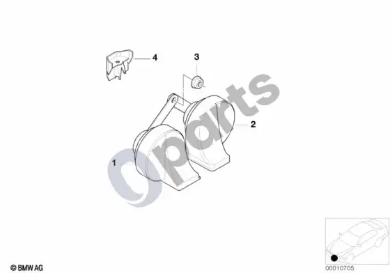 BMW 7 E38 signalas – schema