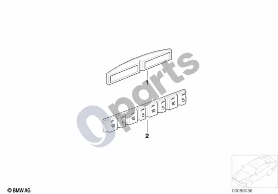 BMW 7 E65 E66 balansavimo svarmuo, švino; ... - 2005.07 – schema