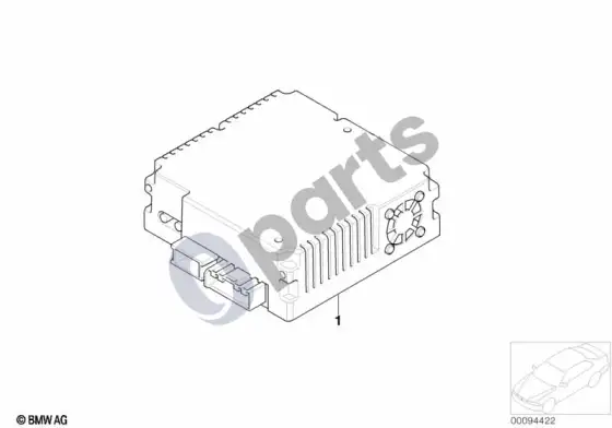 BMW 7 E65 E66 vaizdo modulis; ... - 2005.03 – schema