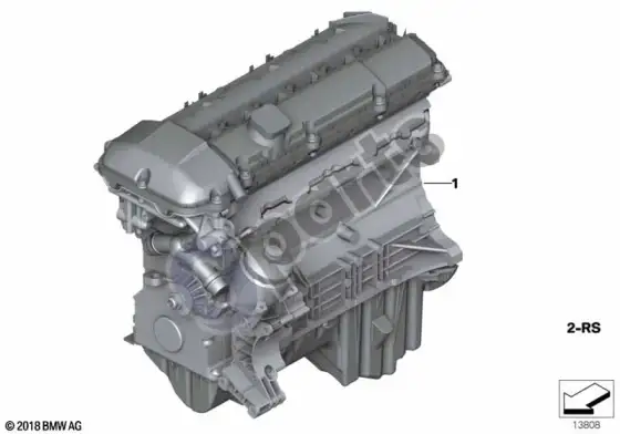 BMW 7 E65 E66 jėgos agregatas – schema