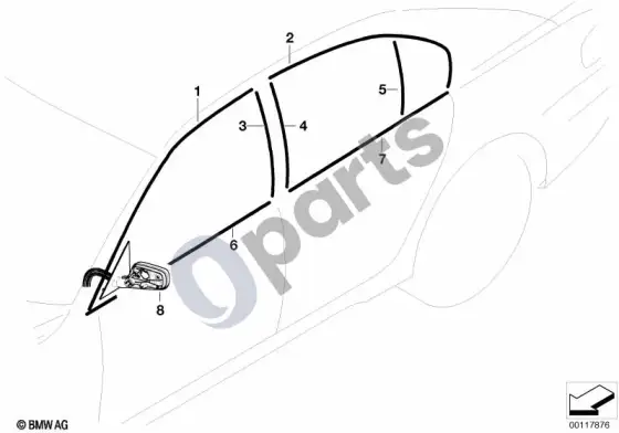 BMW 7 E65 E66 individual blizgi shadowline apdaila; ... - 2003.03 – schema