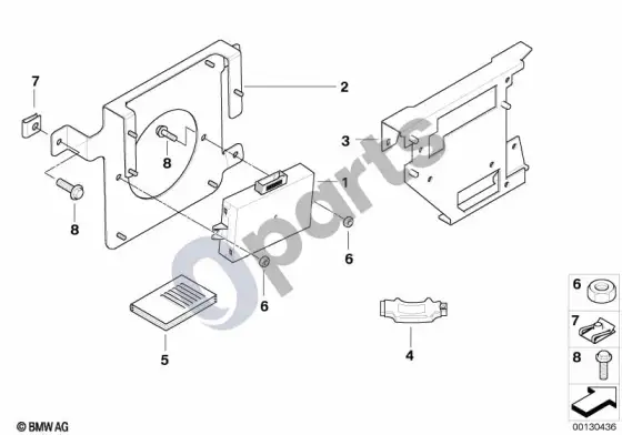 BMW 7 E65 E66 individual vidaus ryšio sistema - valdymo blokas; 2002.10 - ... – schema