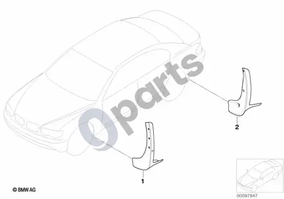 BMW 7 E65 E66 purvasaugiai; ... - 2005.03 – schema