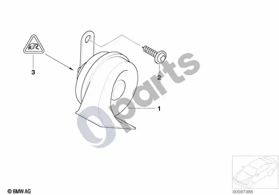 BMW 7 E65 E66 signalas – schema