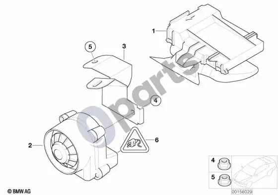 BMW 7 E65 E66 signalizacija – schema