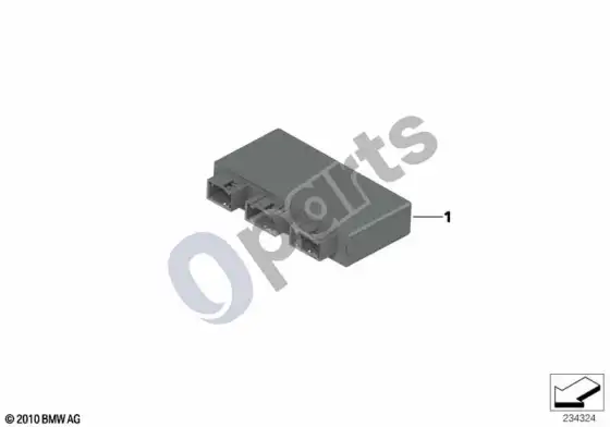 BMW 7 E65 E66 valdymo blokas – schema
