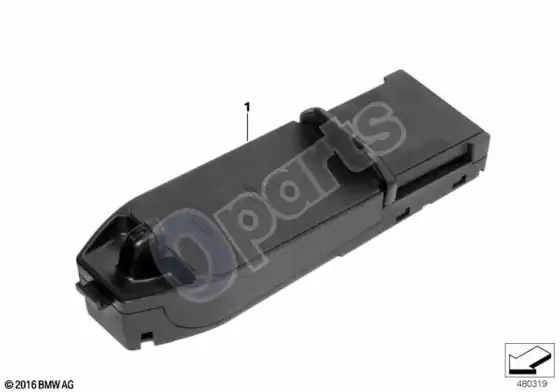 BMW 7 G11 G12 belaidžio įkrovimo skyrius – schema