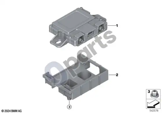 BMW 7 G11 G12 LTE kompensatorius – schema