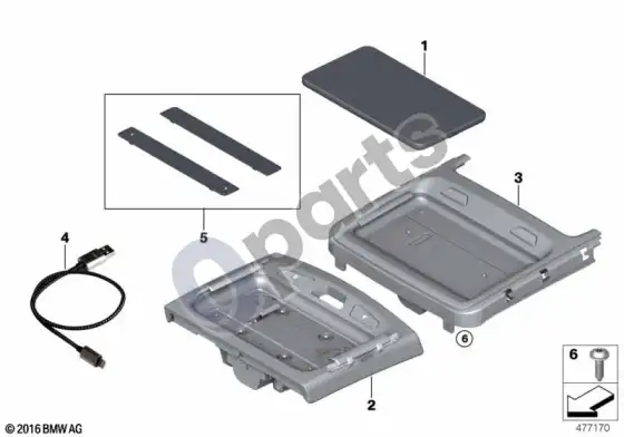 BMW 7 G11 G12 touch command planšetė – schema