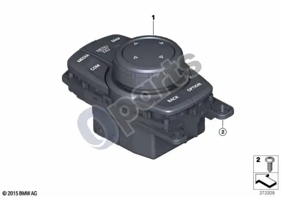 BMW 7 G11 G12 valdiklis – schema