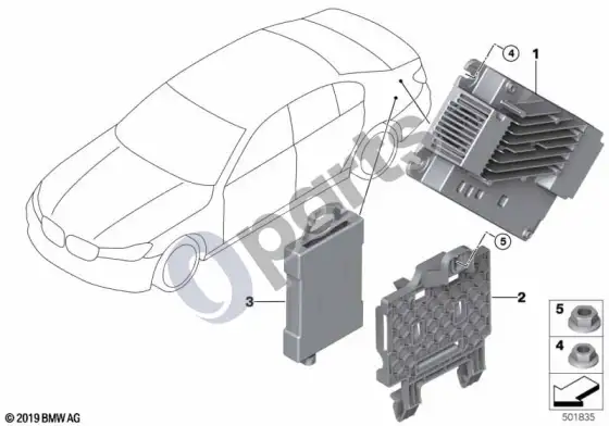 BMW 7 G11 G12 imtuvo garso modulis – schema