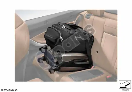 BMW 7 G11 G12 kelionių rinkinys – schema