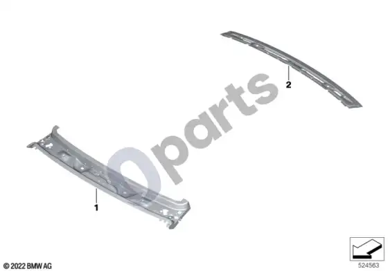 BMW 7 G70 stogas – schema