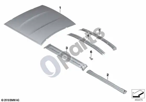 BMW 8 G14 stogas – schema