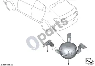 BMW 8 G15 (2018–) Active Sound Design – schema
