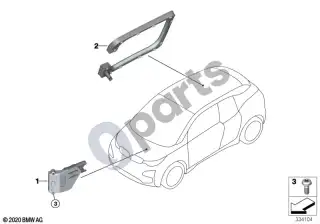 BMW i3 (2013–) Įkrovimo būsenos indikatorius – schema