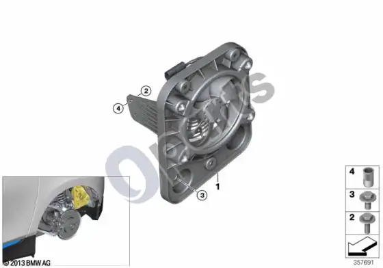 BMW i3 papildomas ventiliatorius – schema