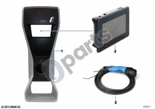 BMW i3 (2013–) Wallbox Pro atsarginės dalys – schema