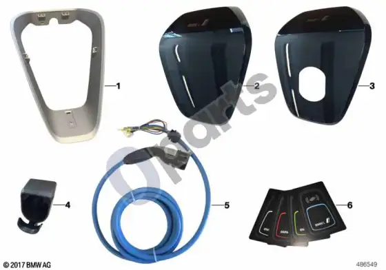 BMW i8 wallbox atsarginės dalys – schema