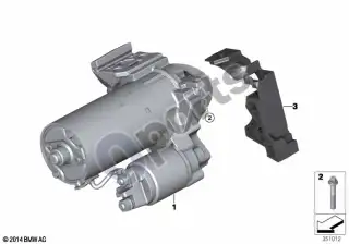 BMW iX3 G08 (2020–) Starteris – schema