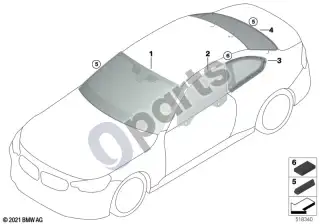 BMW M2 G87 (2022–) Stiklai – schema