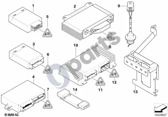 BMW X1 E84 specialiųjų tarnybų paketas – schema