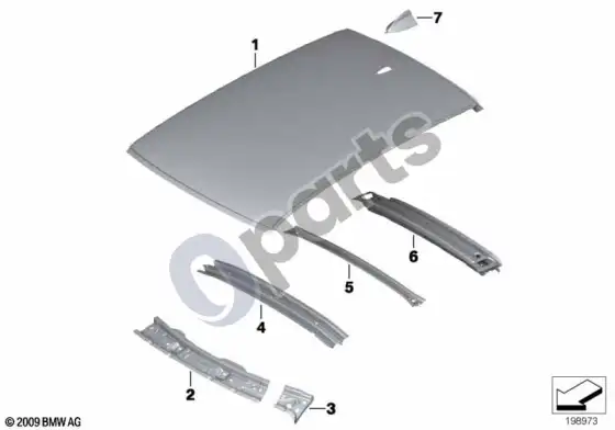 BMW X1 E84 stogas – schema