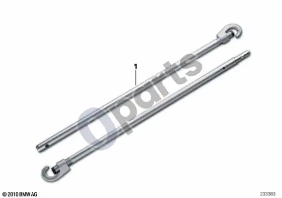 BMW X1 E84 vilkimo kablys – schema