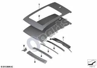 BMW X2 F39 (2018–2023) Stogas – schema