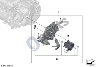 BMW X2 U10 (2023–) Alyvos modulis – schema