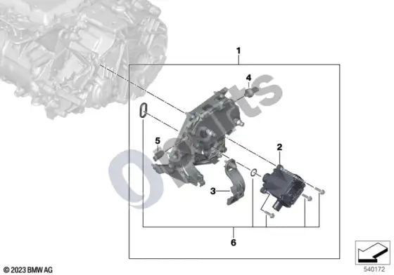 BMW X2 U10 alyvos modulis – schema
