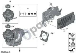 BMW X2 U10 (2023–) Stabdžių stiprintuvas – schema