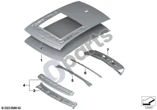 BMW X2 U10 (2023–) Stogas – schema