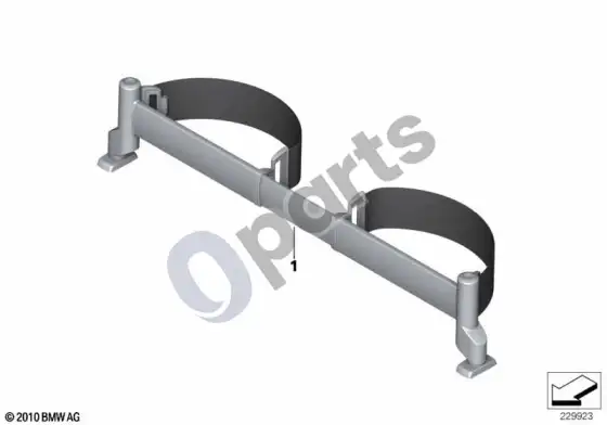 BMW X3 E83 adaptyvioji tvirtinimo sistema – schema