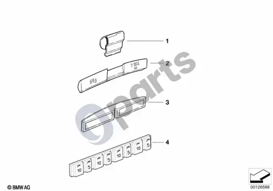 BMW X3 E83 balansavimo svarmuo, švino – schema