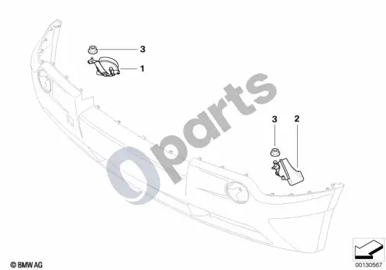 BMW X3 E83 signalas – schema