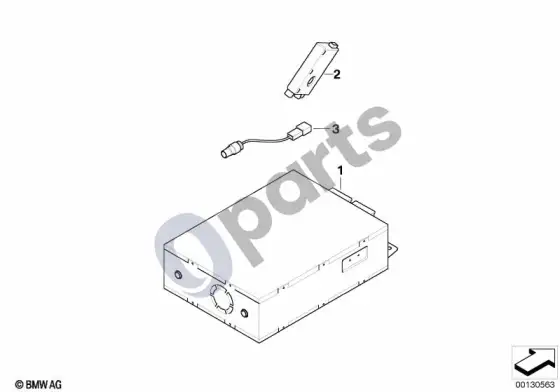 BMW X3 E83 TV sistema – schema