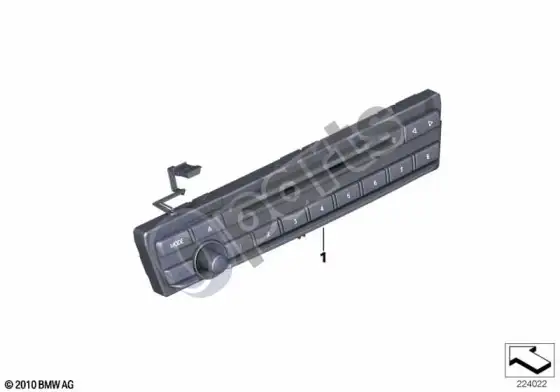 BMW X3 F25 audio valdymo blokas – schema