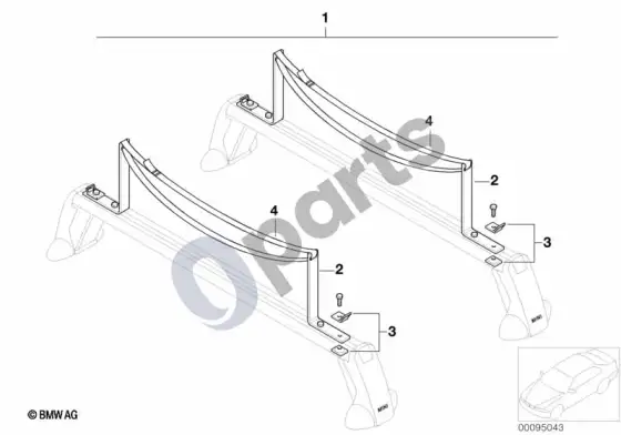 BMW X3 G01 universali atrama – schema