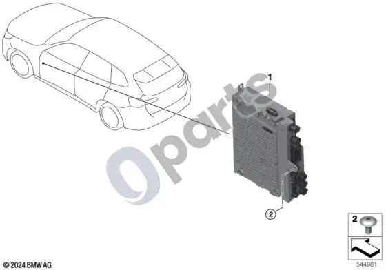 BMW X3 G45 multimedijos blokas high 6 – schema