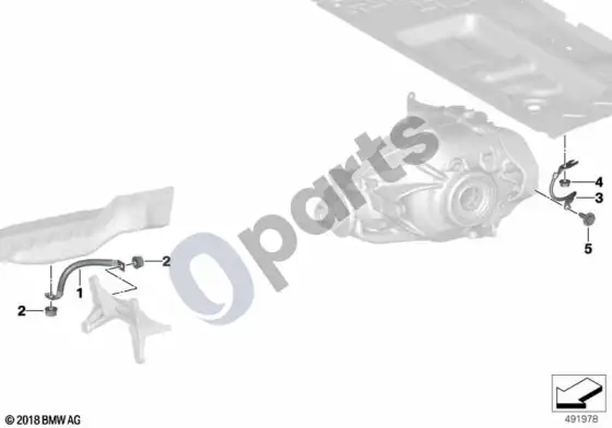 BMW X3 G45 įžeminimo kabelis – schema
