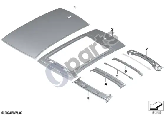 BMW X3 G45 stogas – schema