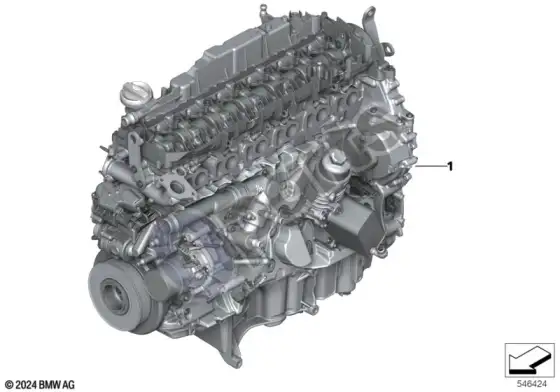 BMW X4 G02 jėgos agregatas; 2021.02 - ... – schema