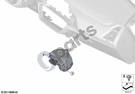 BMW X4 G02 oro gaiviklis – schema